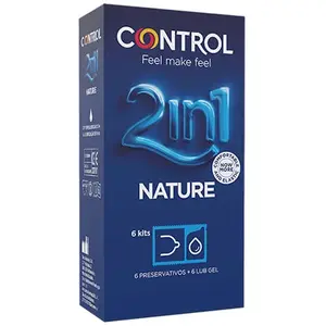 Comparateur de prix : Control Nature 2 En 1 Préservatif + Gel 6u