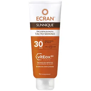 Ecran Sunnique Gel-Crema 250Ml Tubo Spf-30 pas cher