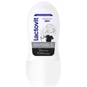 Comparateur de prix : LACTOVIT Déodorant Roll-On Invisible Anti tâches 50 ml TU