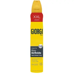 Comparateur de prix : Giorgi Line Defined Curly mousse fixante méthode bouclée nº6 250 ml