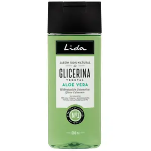 Lida Jabón 100% Natural glicerina y aloe vera 600 ml pas cher