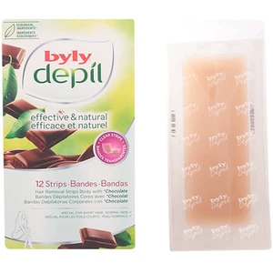 Bandes Épilatoire Corporelles Depil Chocolate Byly (12 uds) pas cher