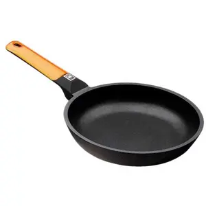 Poêle BRA Efficient Orange Ø 24 cm TEFLON Noir Orange pas cher