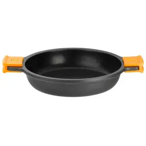 Cocotte basse en fonte d'aluminium efficace BRA 45 cm pas cher