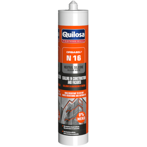 QUILOSA Mastic silicone neutre blanc en cartouche de 300ml AZ92262 pas cher