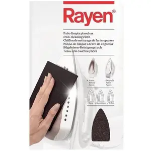 Rayen 6096 chiffon pour nettoyer semelle fer à repasser polyester noir 15 x 10 x 0,4 cm pas cher
