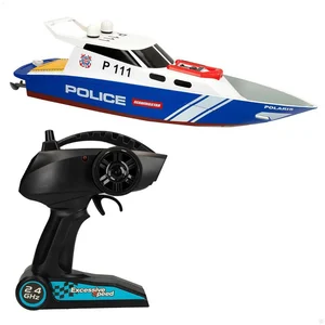 Comparateur de prix : Colorbaby 47674 Bateau De Course Vedette De Police Télécommandée