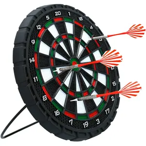Comparateur de prix : Aktive 44930 Cible de fléchettes, Cible pliable 31 cm de diamètre, ave...