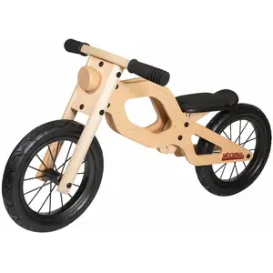 Comparateur de prix : WOOMAX ColorBaby 85374 Vélo sans pédales en Bois modèle Classic 12"