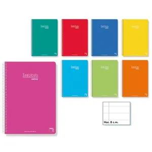 Aucune Bloc 90 gr couvertures rigides A4 80 feuilles Rayé pas cher