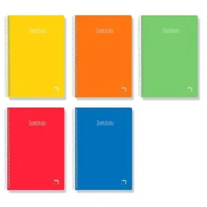 Aucune Bloc 60 gr couverture rigide couleurs feuille 80 q pas cher