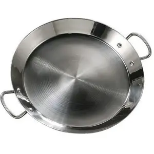 Matfer Guison Poêle à frire à fond sandwich en acier inoxydable, argent, 40 cm pas cher