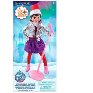 CEFA Le lutin sur l'étagère Rockstar Kostü me fü r Puppe pas cher