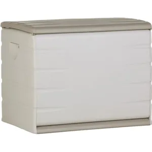 Comparateur de prix : Plastiken Space Save Coffres, Plastique, Beige, 80x61x53 cm