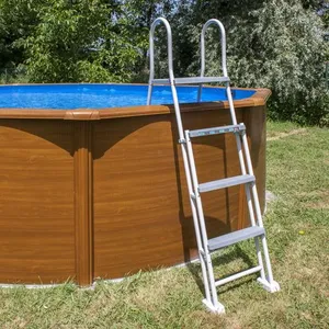 Comparateur de prix : Quipement piscine - Échelle pour piscine hors-sol - 1,20 m à 1,34 m de GRE