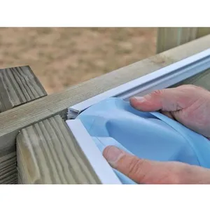Gre Sunbay - Liner seul bleu pour piscine bois octogonale Avocado - Gré pas cher