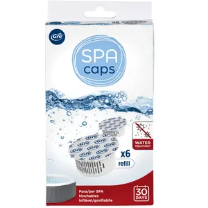 Comparateur de prix : GRE Recharge capsules désinfection sans chlore Spa Caps 6, Spa Dosing CAP