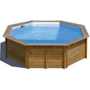 - Piscine bois BRICO 2 Diam 5,00m x H1,27m pas cher