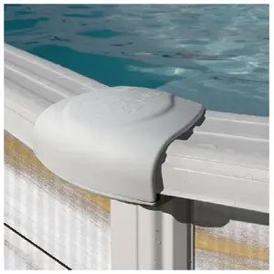 Comparateur de prix : Gre Pools Piscine hors sol acier aspect bois Gré Finlande 5,27 x 3,27 x h.1,22 m
