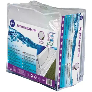 Comparateur de prix : GRE Tapis de sol feutrine pour piscine ovale 610 x 375 cm