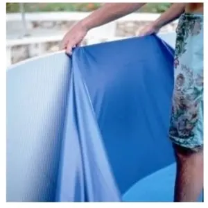 Liner GRE color azul ø 460x120 para piscinas redondas. pas cher
