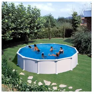 Comparateur de prix : Gre Pools Piscine Avec Murs Acier Atlantis 550x132 Cm Ø 550 x 132 cm