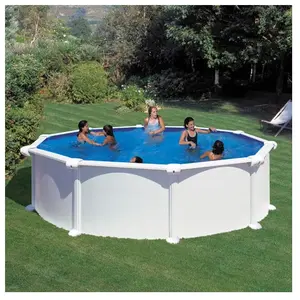 Comparateur de prix : Gre Pools Piscine Avec Murs Acier Atlantis 460x132 Cm Ø 460 x 132 cm