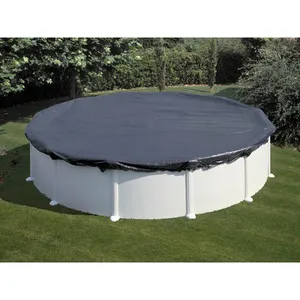 Comparateur de prix : Bâche hivernage pour piscine GRE - Ø 240 cm - 100gr/m² - Rond - Noir