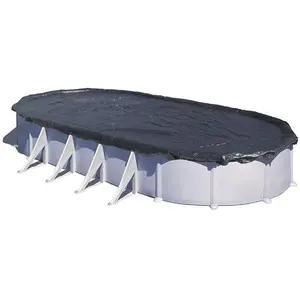 Comparateur de prix : Bâche hivernage pour piscine ovale GRE - 1000x550 cm - 100gr/m²