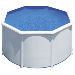 Comparateur de prix : GRE Piscine acier blanc fidji ronde 2,60 x 1,22 m - gré SAN8412081240831