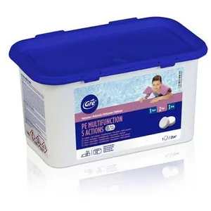 Comparateur de prix : Chlore 5 actions sans acide borique 1 kg - Gré