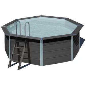 Comparateur de prix : GRE Piscine avant garde composite octogonale Ø4.10 m x h.1.24 m