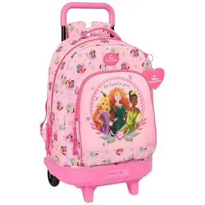 Safta Sac à Dos à Roulettes Princesas Disney 33l 33x45x22cm