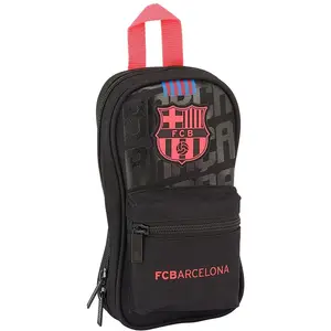 Safta - plumier trousse remplie fc 4 black fc barcelona pas cher
