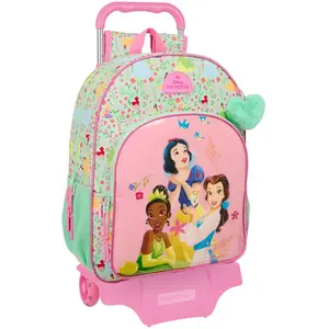 Safta Cartable à roulettes disney princess bloom 33 x 42 x 14 cm