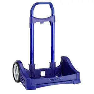 Comparateur de prix : ALPEXE Chariot porte Sac à dos Cartable Evolution bleu 40x85x28