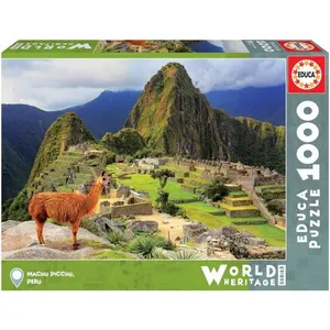 EDUCA Puzzle Paysage et nature - Borrás - Picchu Pérou 1000 pièces - Adulte 12 ans et plus pas cher