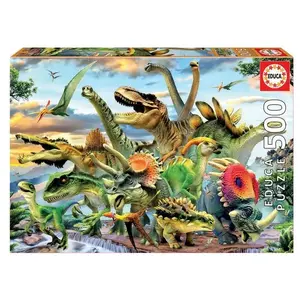 Educa Puzzle Dinosaures 500 Pièces TU pas cher