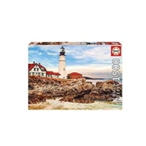 Puzzle 1500 pièces Educa Phare et Rochers pas cher