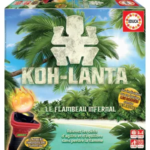 Comparateur de prix : Koh-Lanta : Le Flambeau Infernal - Jeu de société famille - EDUCA