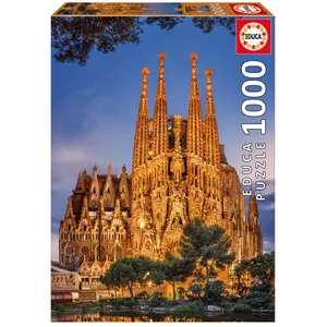 Puzzle de 1000 pièces Educa S Familia Bcn TU pas cher