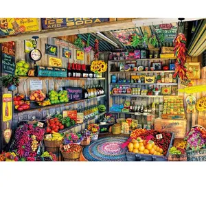 Educa Childrens 2000 the Farmers Market Puzzle (Piece)