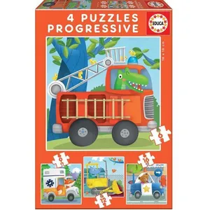 Comparateur de prix : EDUCA - Puzzle Progressif Patrouille