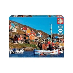 EDUCA Puzzle 1000 Maisons Nordiques pas cher