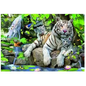 Comparateur de prix : Puzzle Animaux - EDUCA - 1000 pièces - Blancs du Bengale