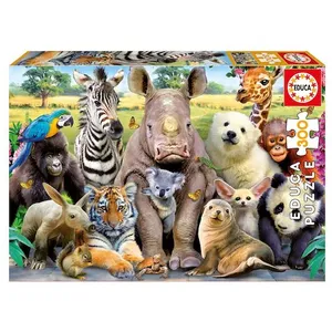 Comparateur de prix : Puzzle Animaux - EDUCA - 300 Pièces - Photo De Classe