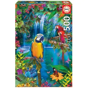 Comparateur de prix : Puzzle - EDUCA - 500 pièces - Paysage et nature - Paradis tropical