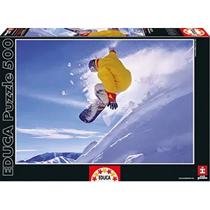 Puzzle 500 Pièces : Snowboard, Educa pas cher