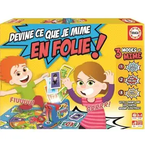 Devine Ce Que Je Mime En Folie - Jeux De Société enfant - EDUCA pas cher