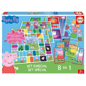 Educa PEPPA PIG 8 jeux en 1 pas cher
